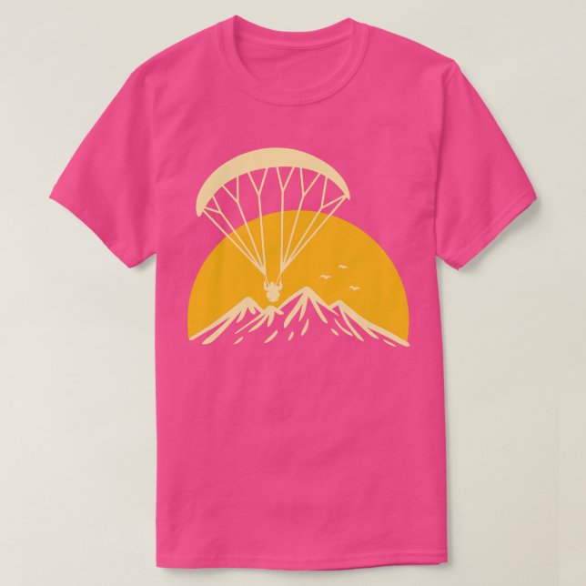 Camiseta Retro de Paramotorização (Frente do Design)
