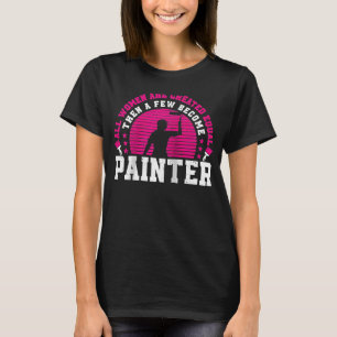 Camiseta Retrô De Pintor De Crianças-Pintor