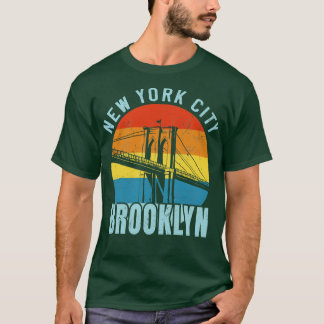 Camiseta Retro de Ponte Brooklyn NYC