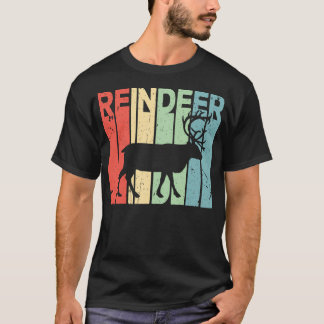 Camiseta Retrô de Reindeer Vintage
