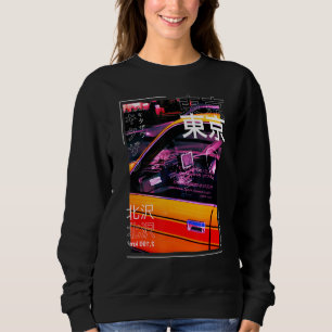 Camiseta Retro de Streetwear Japonês Vibes Aestético Tokyo 
