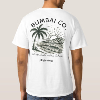 Camiseta retrô de surf Funny Hawaiian Pidgin Bumba