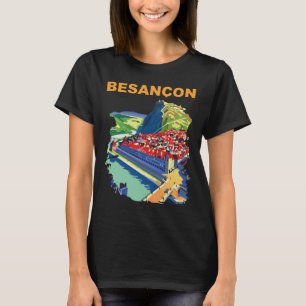Camiseta Retro de Viagem com Paisagem Urbana de Be