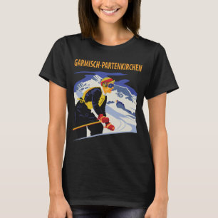 Camiseta Retro de Viagem Garmisch Partenkirchen