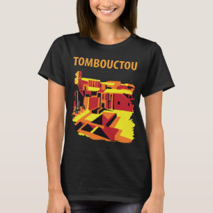 Camiseta Retro de Viagem Timbuktu Mali Deserto