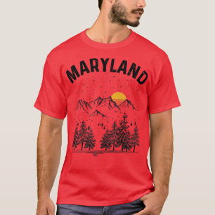 Camiseta Retro de Vintage em Maryland