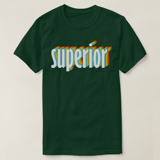 Camiseta retro de vintagem superior (Frente do Design)