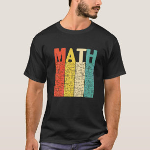 Camiseta Retro De Volta à Escola Professor de Matemática Pi
