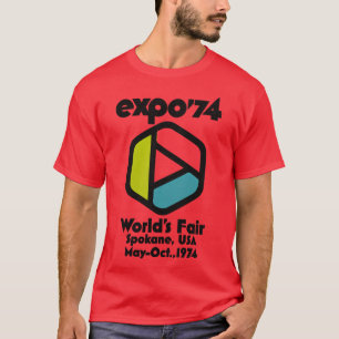 Camiseta Retro Defunct Expo 74 Mundos Fair Spokane Washingt