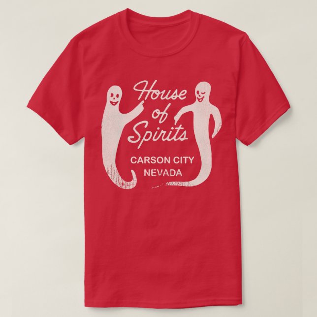 Camiseta Retro Defunct House of Spirits, filho da cidade de (Frente do Design)