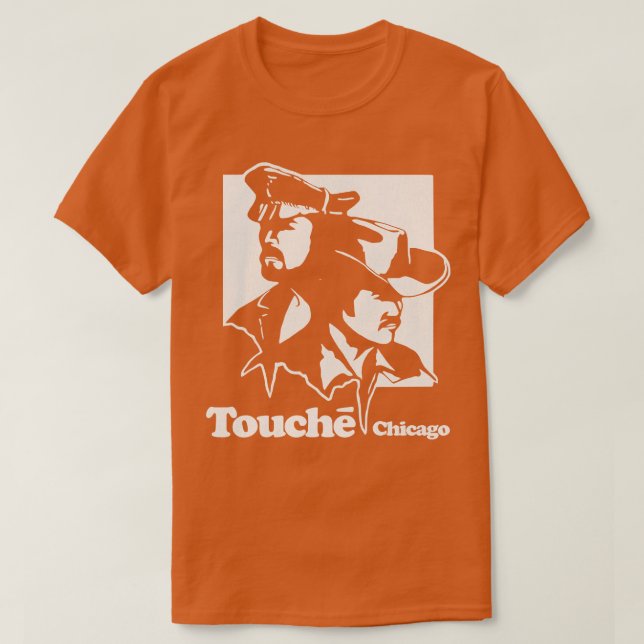 Camiseta Retro Defunct Touche Chicago Gay Nightclub (Frente do Design)