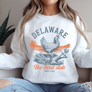Camiseta Retro Delaware State Pride Graphic