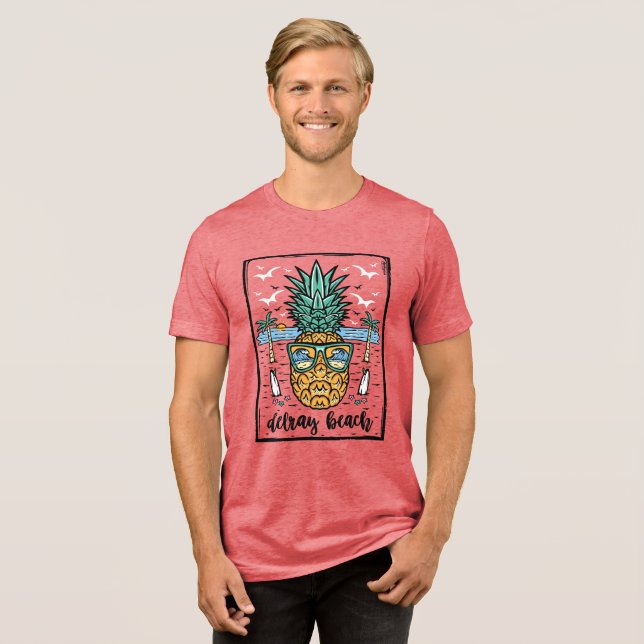 Camiseta Retro Delray Beach Florida (Frente Completa)