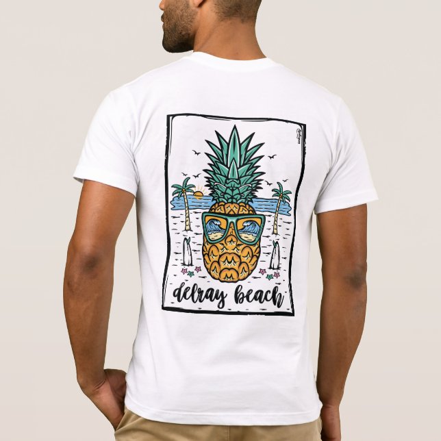 Camiseta Retro Delray Beach Florida (Verso)