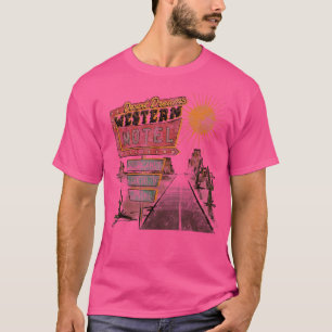 Camiseta Retro Desert Dreert Viagem Cactus Road Weste