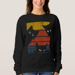 Camiseta Retro Desi Hree Cats Vintage Black Animais Mulhere