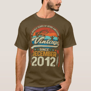 Camiseta Retro Dezembro De 2012, 10 Anos De Pesca Com Mais