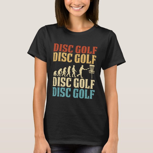 Camiseta Retro Disc Golf Player Golfing Lover Golfer Sports (Frente)