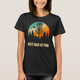 Camiseta Retro Disk Golf Melhor Pai Sunset Vintage Frisbee