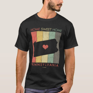 Camiseta Retro Distante Vintage Pensilvânia Shirt Home S