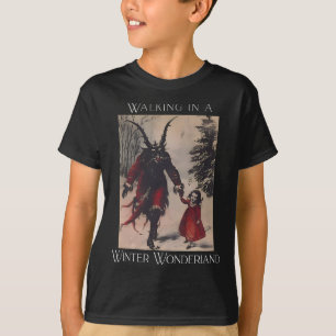 Camiseta Retro Divertido Caminhando Em Um Natal Mágico Aleg