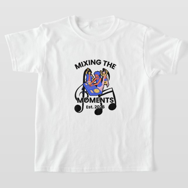 Camiseta Retro DJ Music Mix (Postura )