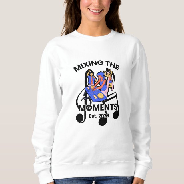 Camiseta Retro DJ Music Mix (Frente)