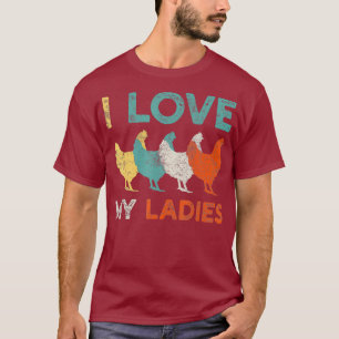 Camiseta Retro do Agricultor de Galinha