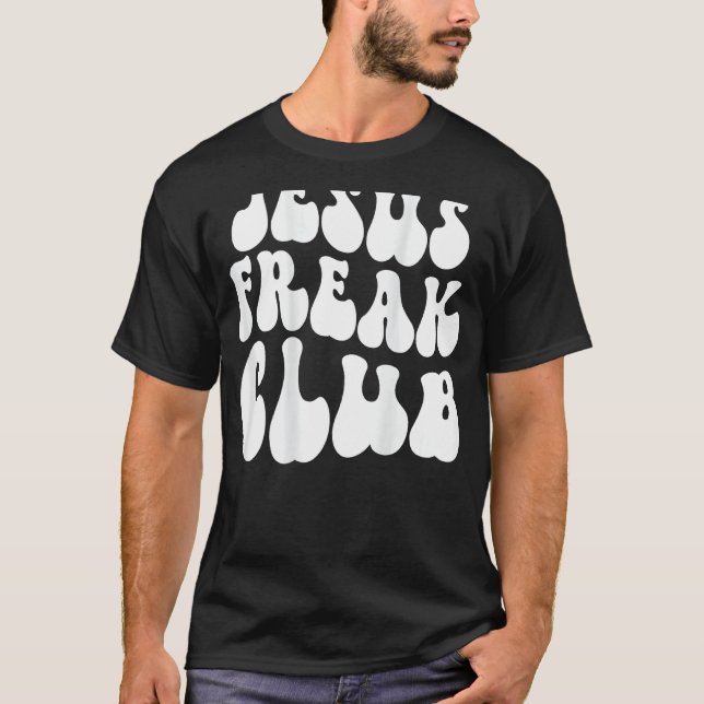 Camiseta Retro do Clube de Freak Jesus (Frente)