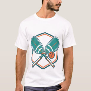 Camiseta Retro do Clube de Pickleball - Paddle Esp