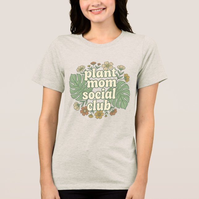 Camiseta Retro do Clube Social de Mãe de Planta (Frente)