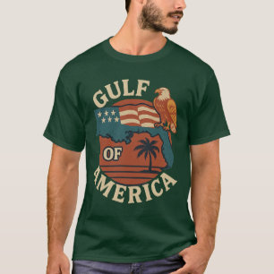 Camiseta Retro Do Golfo Da América