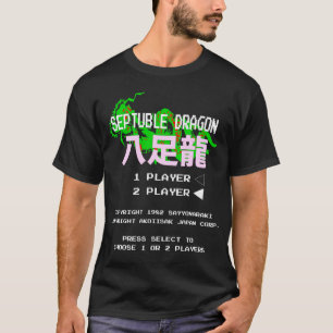 Camiseta Retro do jogador atari do jogador do jogador 2