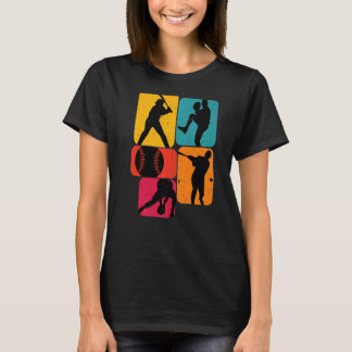 Camiseta Retro do jogador de beisebol