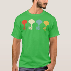 Camiseta Retro Do Jogador De Violão Vintage Bass