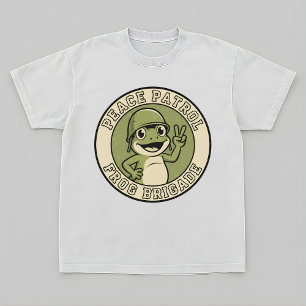 Camiseta Retro do Mascote Sapo – Design da Patrulh