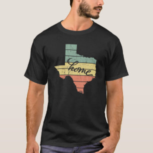 Camiseta Retro do Orgulho Doméstico do Texas
