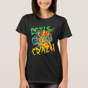 Camiseta Retro do Partido Brilhante do vamos 80s
