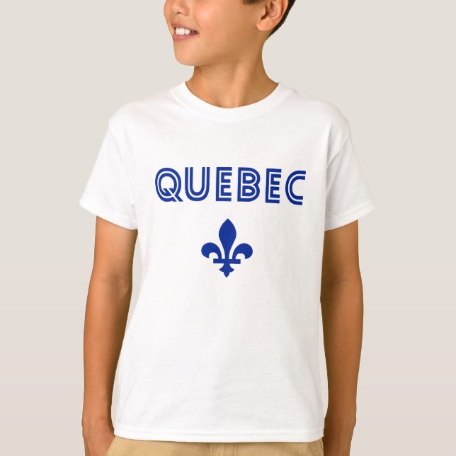 Camiseta Retro do Quebec (Frente)