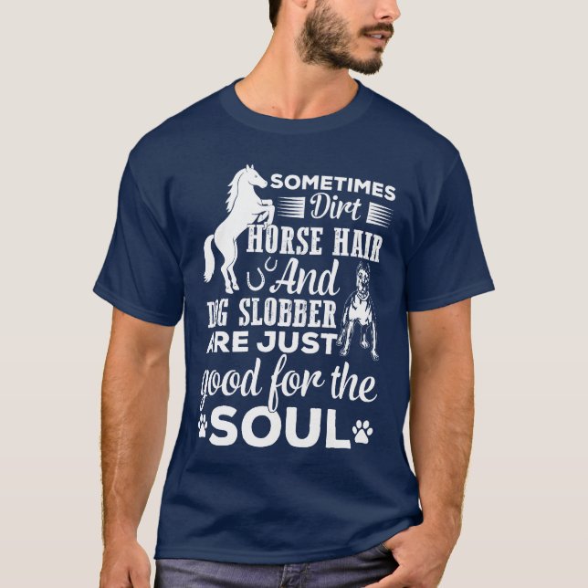 Camiseta Retro do trevo do cavalo (Frente)