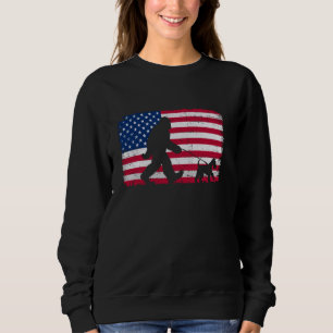 Camiseta Retro Dog Fox Terrier 4 de julho bandeira american