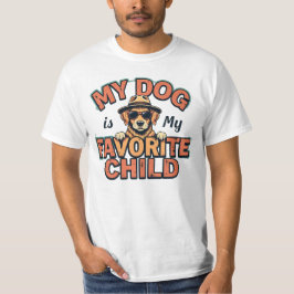 Camiseta Retro Dog Lover - 'Meu Cachorro é minha criança fa