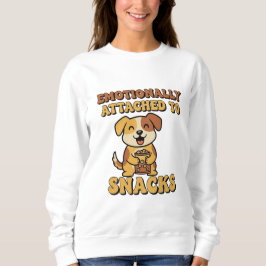 Camiseta Retro Dog Snack Attachment Women’s Sweatshirt
