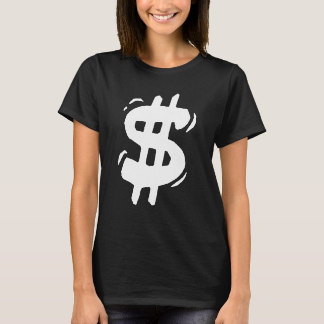 Camiseta Retro Dollar Sign (Frente)