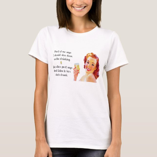 Camiseta Retro Dona de Casa (Frente)