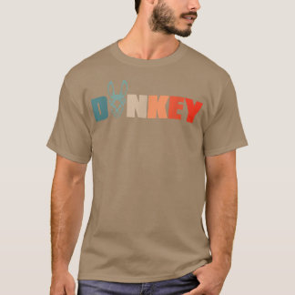Camiseta Retro Donkey Animal Vintage Mule Donkey Donkeys