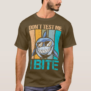 Camiseta Retro Don't test me mordo design para amantes de t