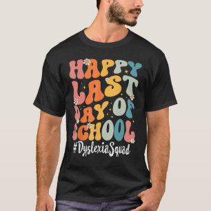 Camiseta Retro Dyslexia Squad Feliz Dia Passado de Teac Esc