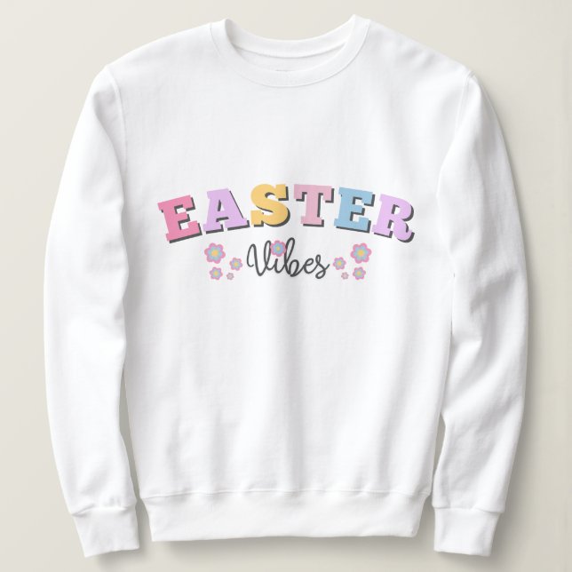Camiseta Retro Easter Vibes (Frente do Design)