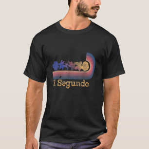Camiseta Retro El Segundo Tropical Flowers Style Surfi